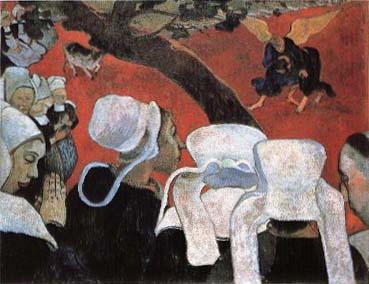 Paul Gauguin Vision after the Sermon  Jacob Wrestling with the Angel oil painting image